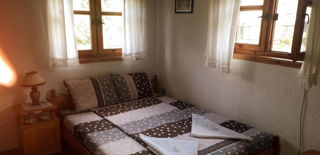 Postel nebo postele na pokoji v ubytování Mechta Guest House