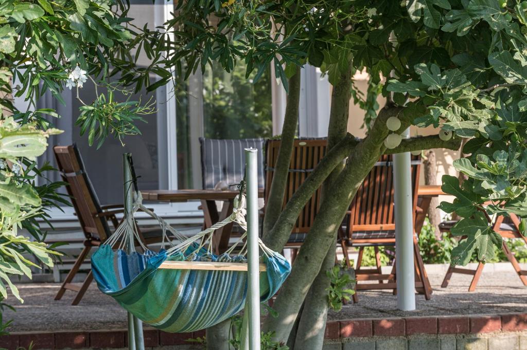 Zahrada ubytování Rontos House, seaside