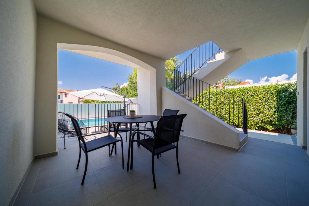 Balkon lub taras w obiekcie Mari House