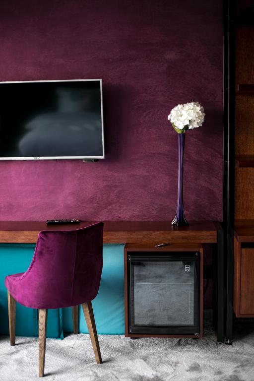 TV a/nebo společenská místnost v ubytování FLOW