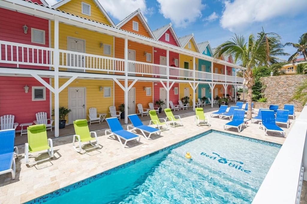 Bazén v ubytování Bed & Bike Curacao - Jan Thiel nebo v jeho okolí