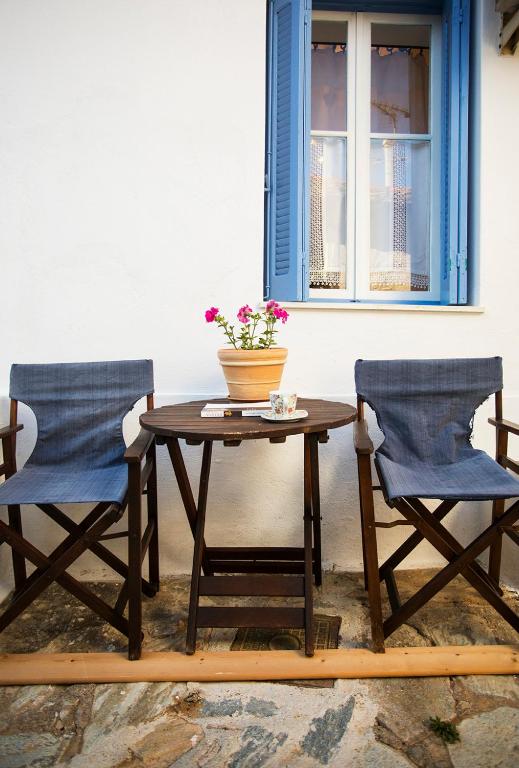 Posezení v ubytování Rodia House