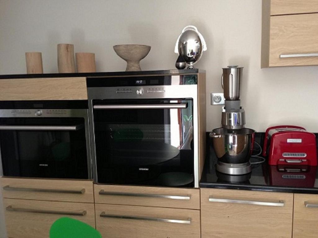 Kuchyň nebo kuchyňský kout v ubytování L'Appartement