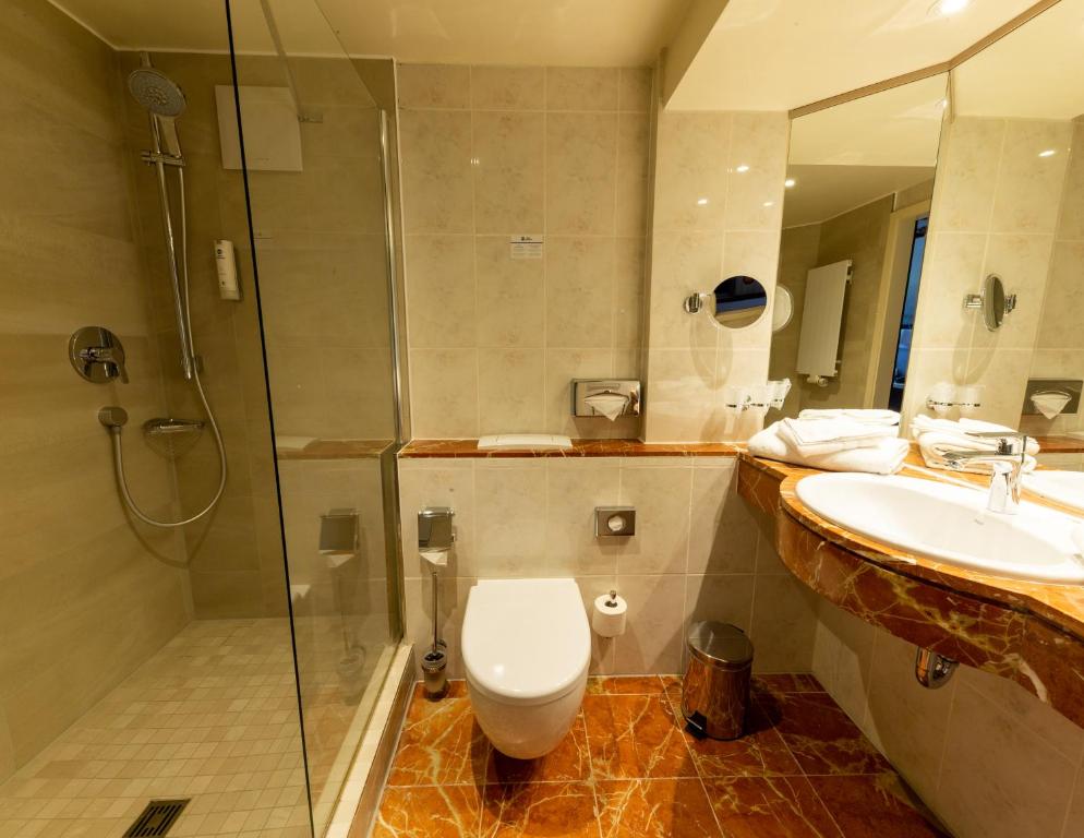 Koupelna v ubytování Best Western Hotel Schlossmühle Quedlinburg
