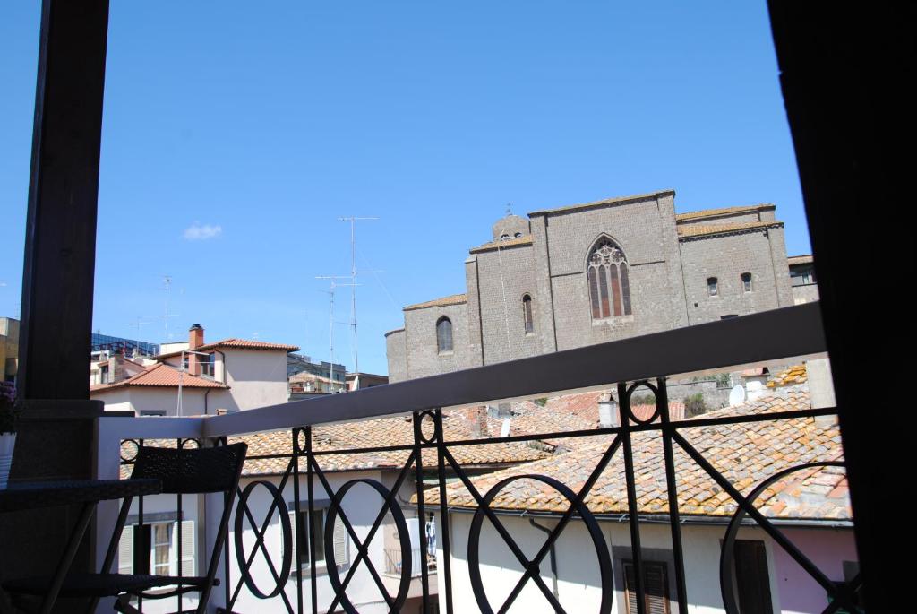 A balcony or terrace at Loft VERDI Holiday Viterbo