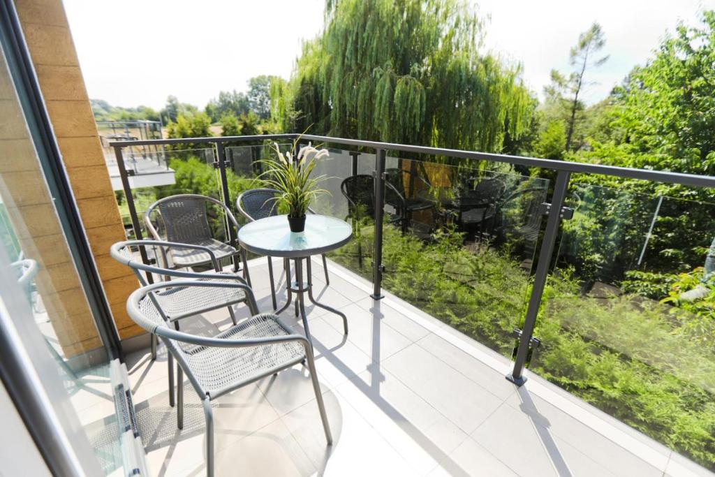 Balkón alebo terasa v ubytovaní Złota Wydma - M&K Apartamenty