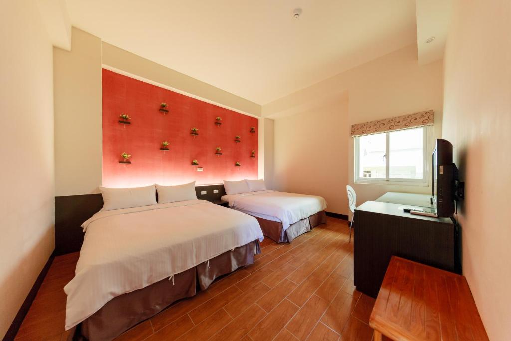 Postel nebo postele na pokoji v ubytování Green Yard B&B