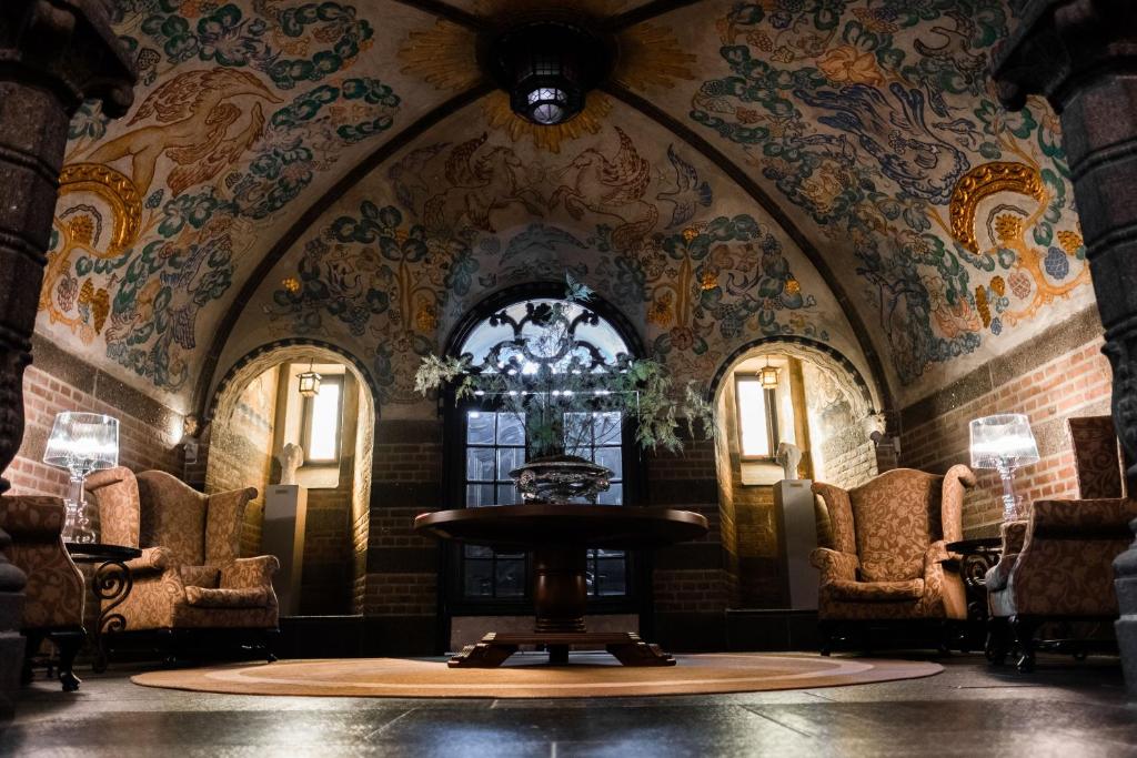 Posezení v ubytování Home Hotel Havnekontoret