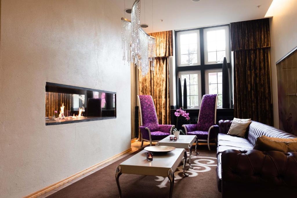 Posezení v ubytování Home Hotel Havnekontoret