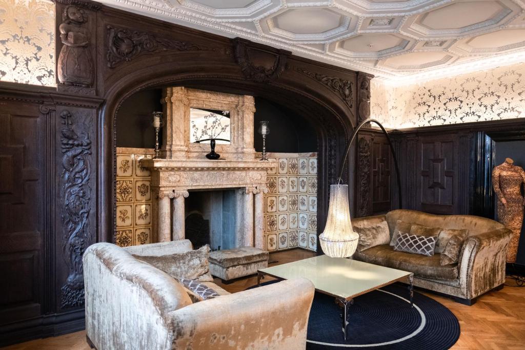 Posezení v ubytování Home Hotel Havnekontoret