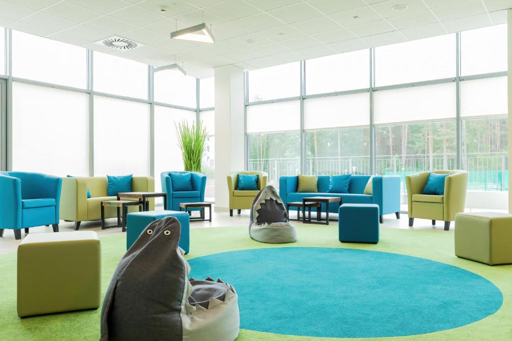 Posedenie v ubytovaní Apartamenty Aquamarina Onyx by Noclegi Renters