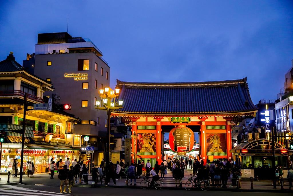 Hosté ubytování Kaminarimon Ryokan