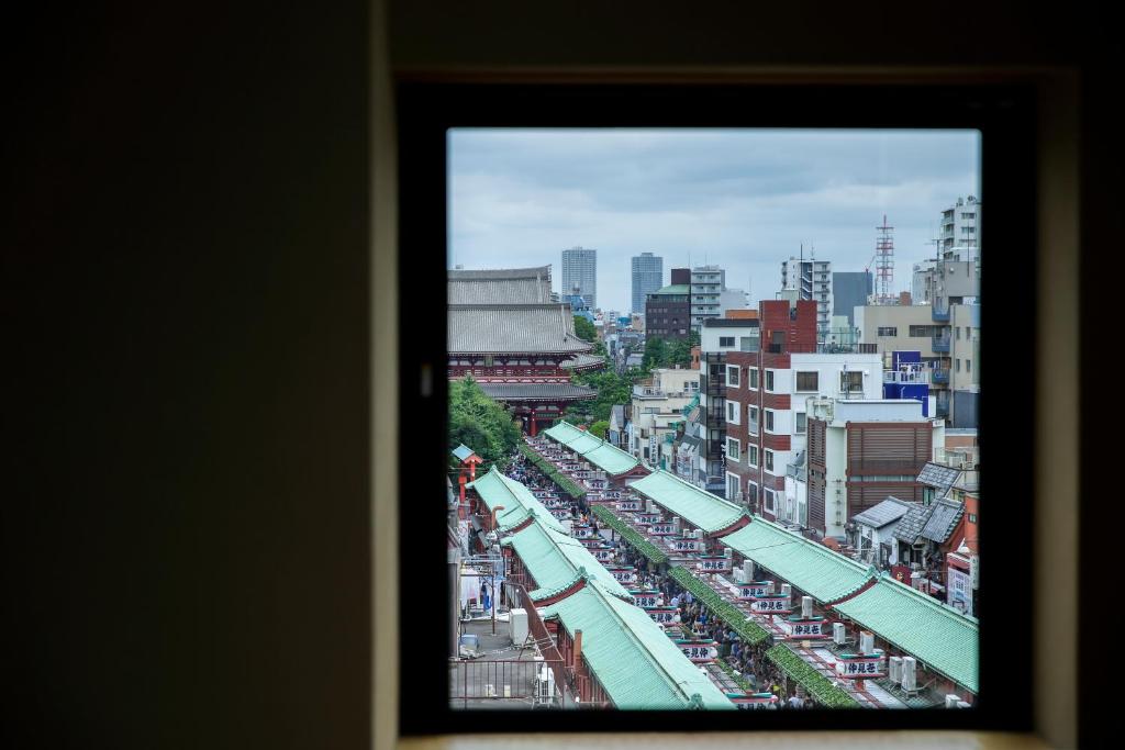 Nespecifikovaný výhled na destinaci Tokio nebo výhled na město při pohledu z hotelu