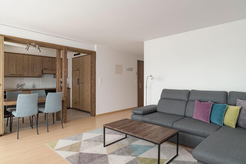 Kuchyň nebo kuchyňský kout v ubytování Hotel Schmid & Alfa