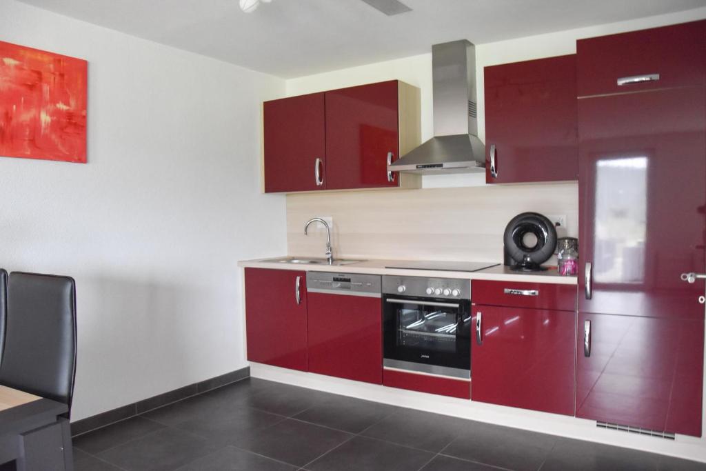 Dapur atau dapur kecil di Chez Julia