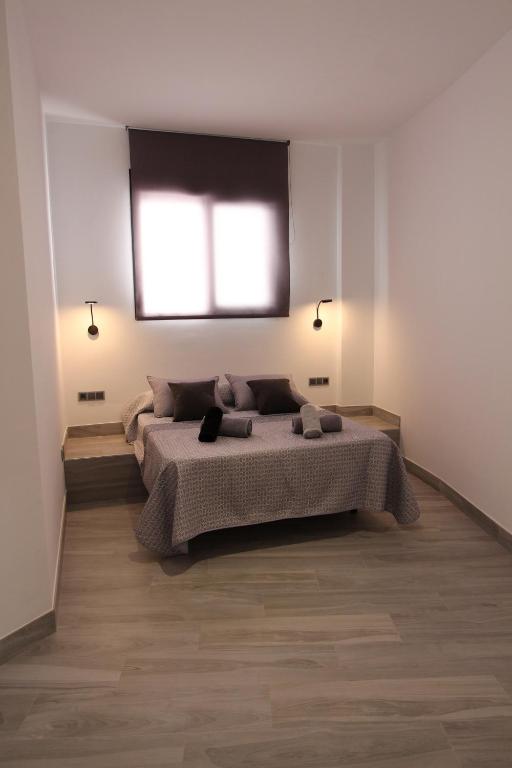 Postel nebo postele na pokoji v ubytování Apartamento 1 Gran8Nerja