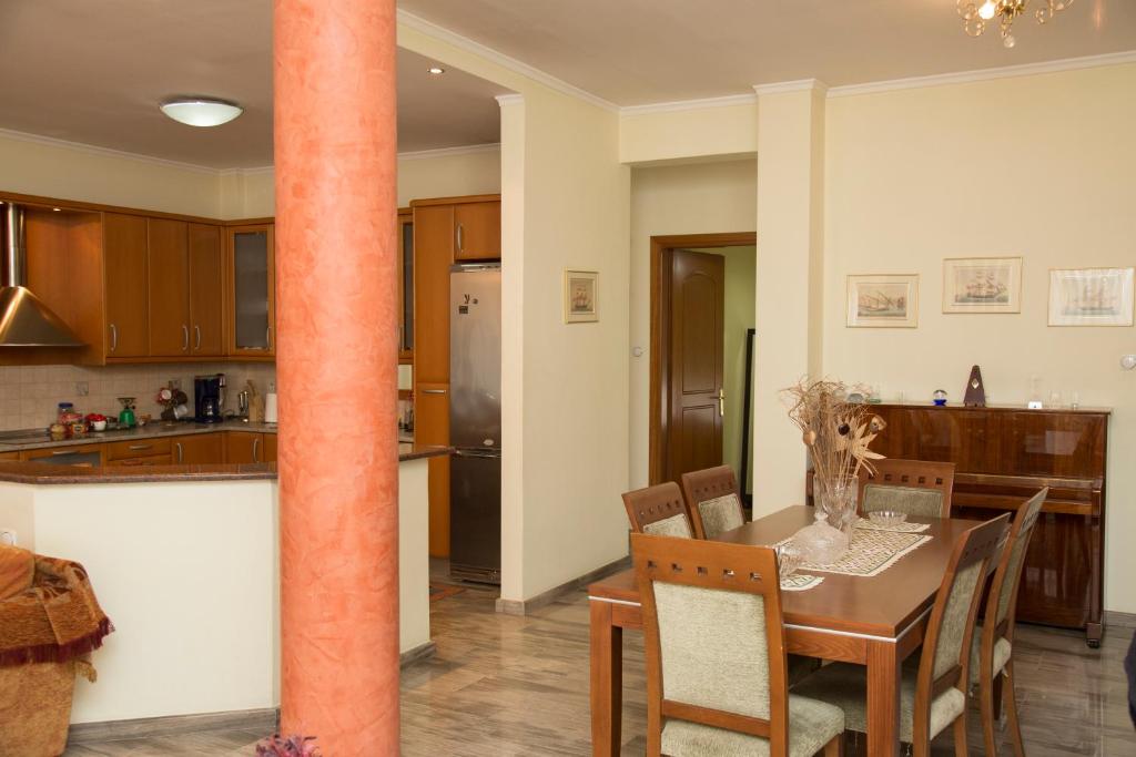 Kuchyň nebo kuchyňský kout v ubytování Veta's spacious central apartment