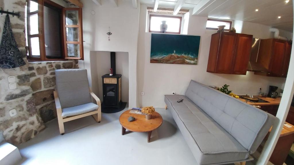 Posezení v ubytování Amaranti House n Art