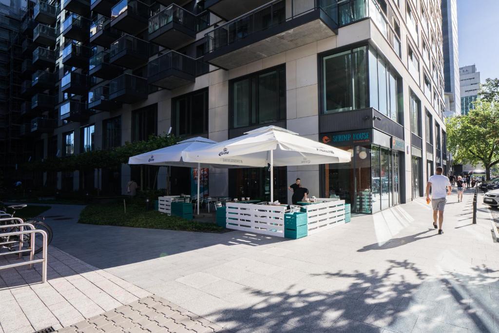 Budynek, w którym mieści się apartament