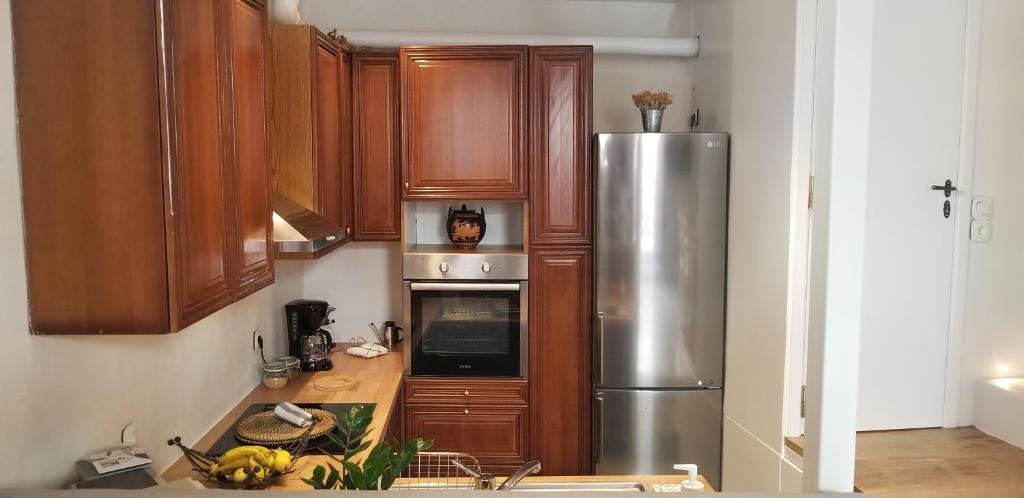 Kuchyň nebo kuchyňský kout v ubytování Amaranti House n Art