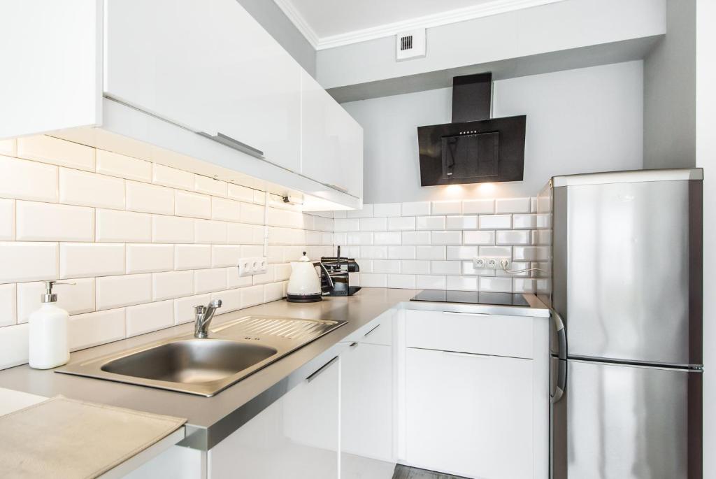 Kuchyňa alebo kuchynka v ubytovaní Super-Apartamenty Old Market