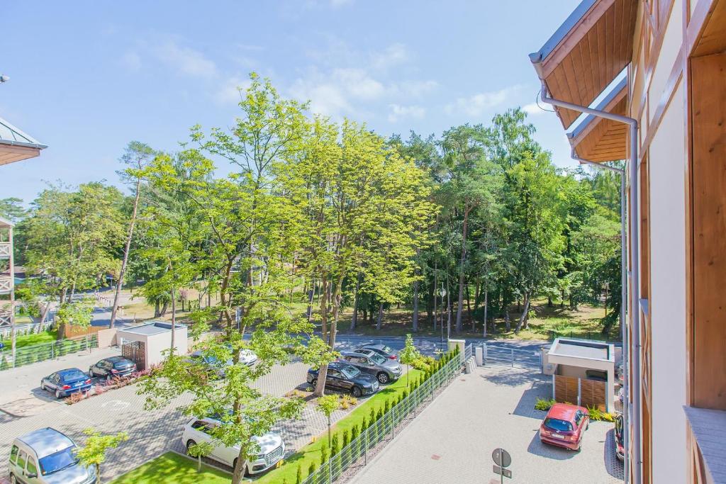 Budynek, w którym mieści się apartament