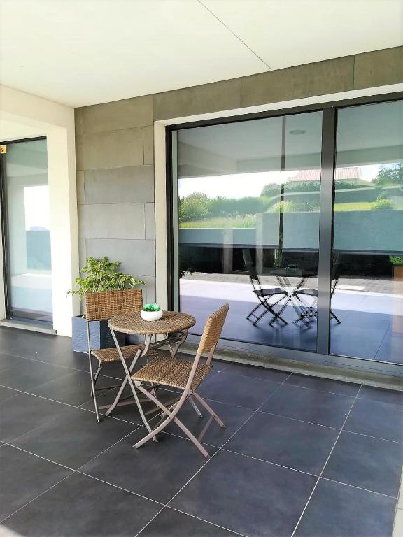Balkón nebo terasa v ubytování Crystal House