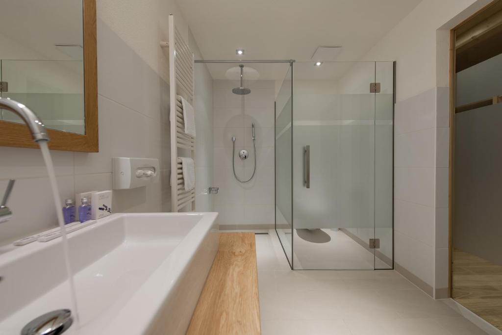 Koupelna v ubytování Hotel Garni Pirchhütt