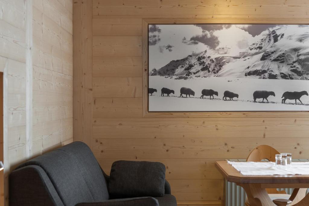 Posezení v ubytování Hotel Garni Pirchhütt