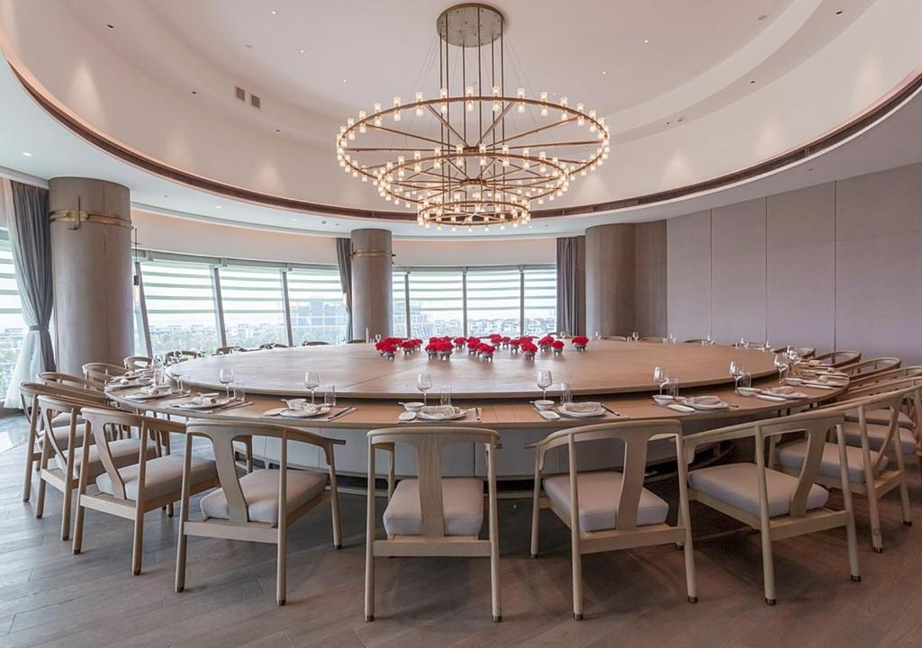 Restaurace v ubytování Tianyuan Grand Hotel Xiamen