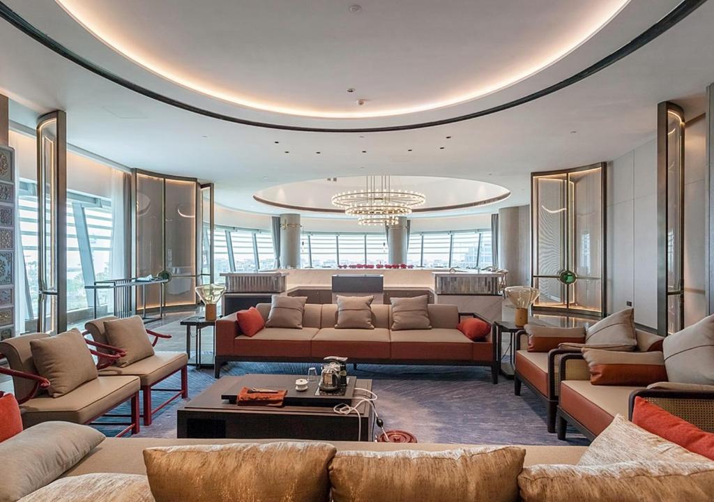 Posezení v ubytování Tianyuan Grand Hotel Xiamen