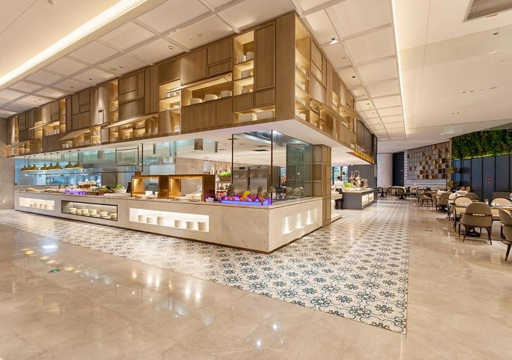 Restaurace v ubytování Tianyuan Grand Hotel Xiamen