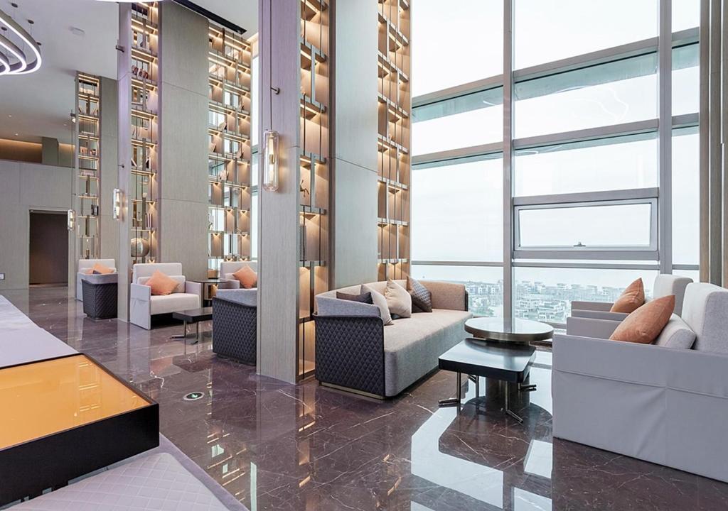 Posezení v ubytování Tianyuan Grand Hotel Xiamen