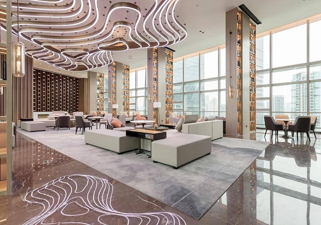 Posezení v ubytování Tianyuan Grand Hotel Xiamen