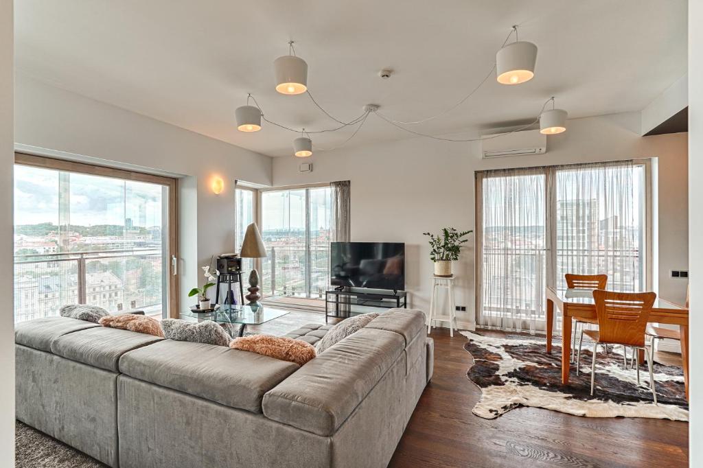 Vilnius city best view apartments - Appartamento Con Terrazza