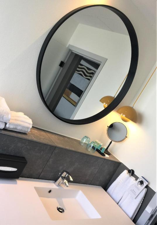 Koupelna v ubytování Fjordgaarden - Spa - Hotel - Konference