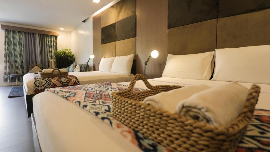 Posezení v ubytování Treetop Suites