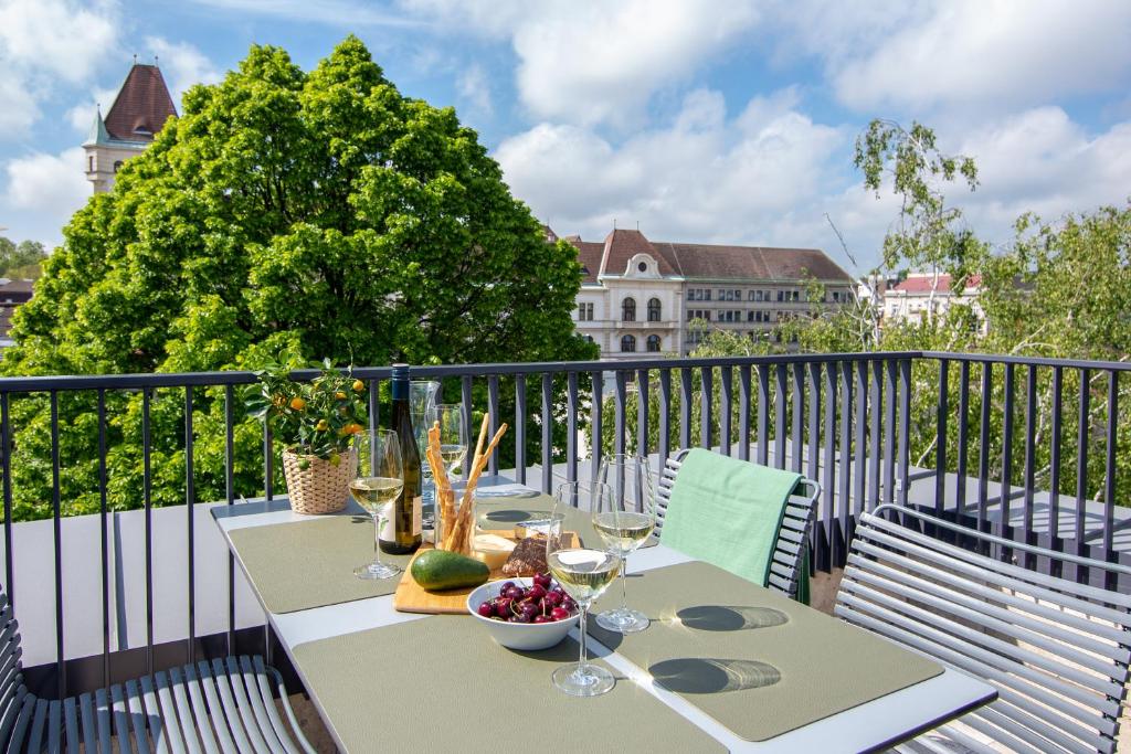 Balkón nebo terasa v ubytování EST Residence Schönbrunn Vienna - Apartments