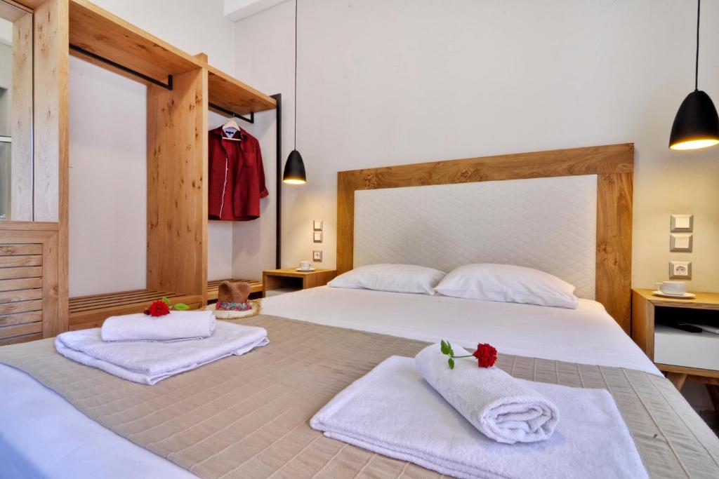 Postel nebo postele na pokoji v ubytování Electra Apartments