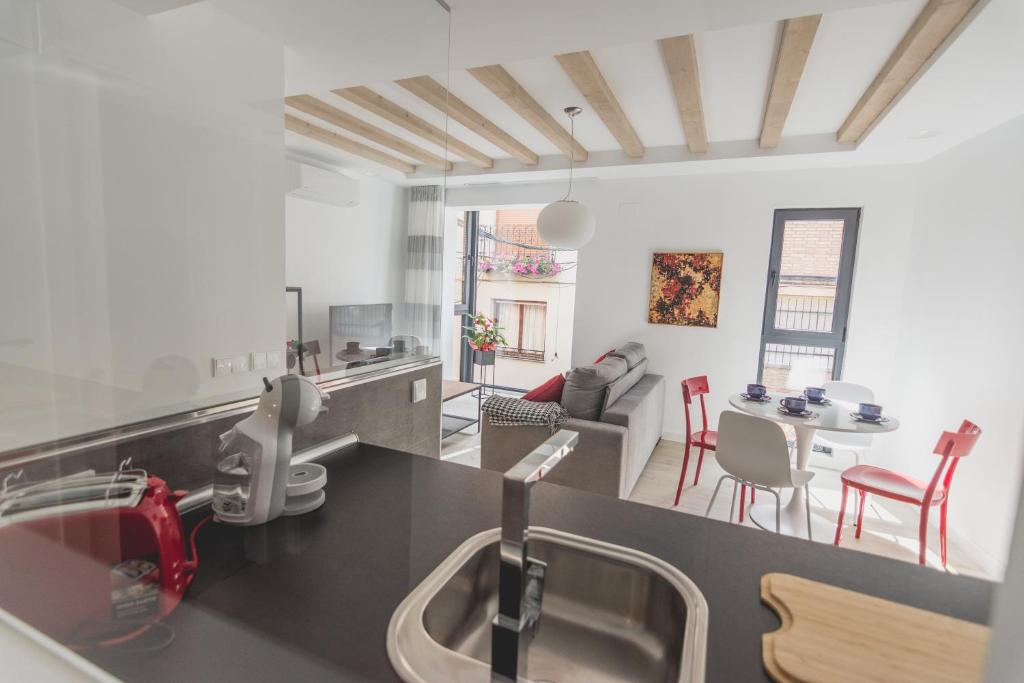 Posezení v ubytování Slow León Apartamentos Turísticos