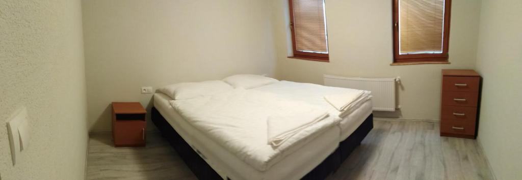 Postel nebo postele na pokoji v ubytování Guest House Mladosť