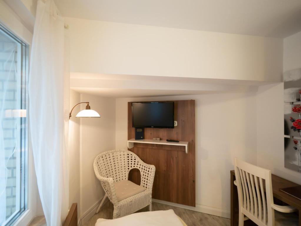 TV a/nebo společenská místnost v ubytování Hotel Boritzka