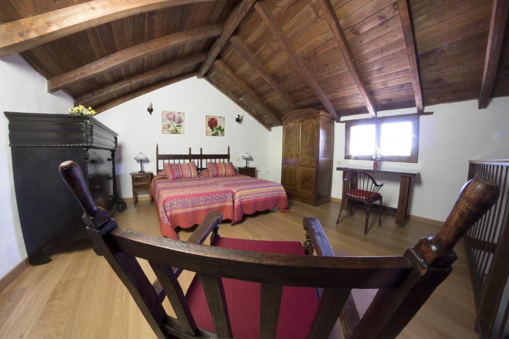 Postel nebo postele na pokoji v ubytování Vivelorural casa Tunte 3, BBQ y terraza