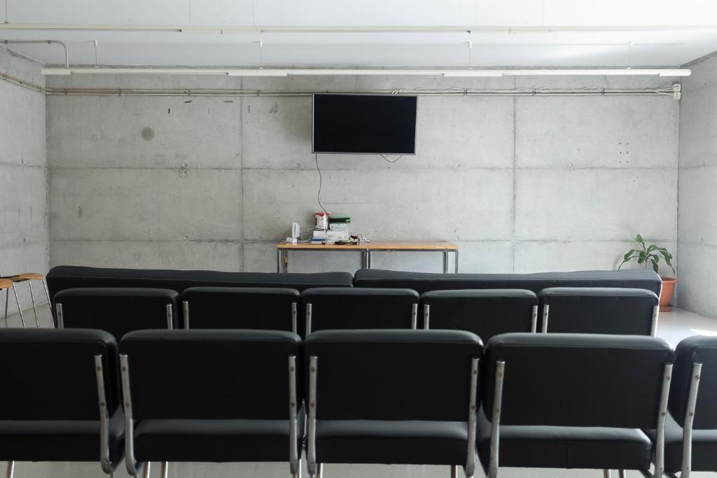 TV a/nebo společenská místnost v ubytování Residència Universitària Sant Joan