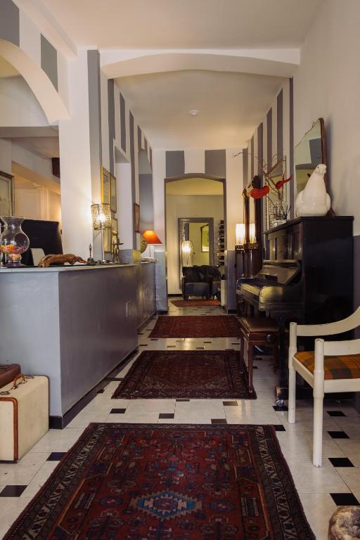 Posezení v ubytování Hotel Colombo Genova