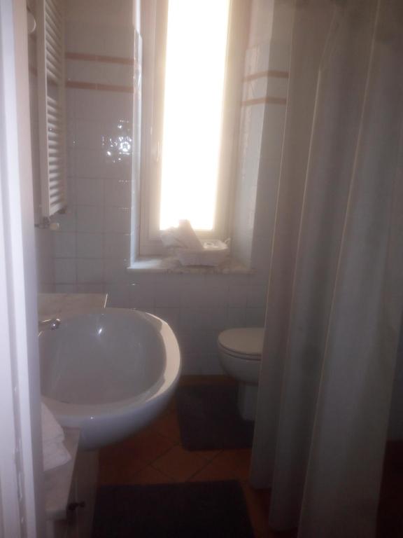 Koupelna v ubytování Lapieve