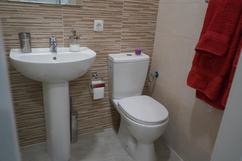 Koupelna v ubytování Coworking Studio