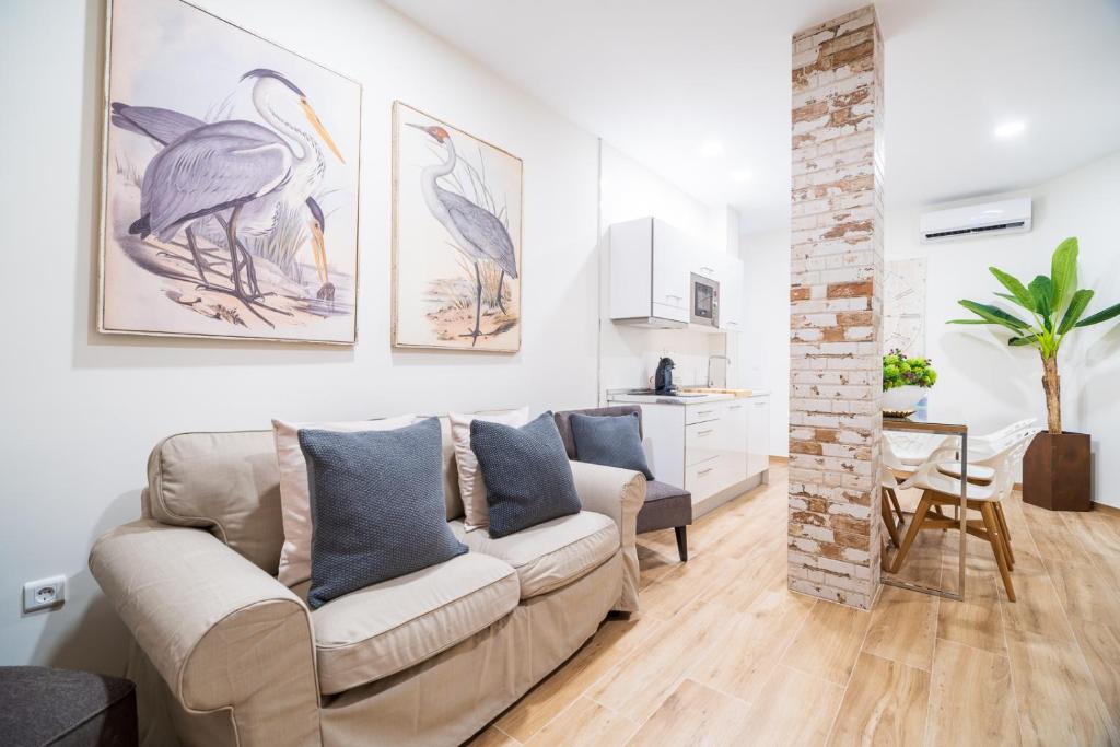 Posezení v ubytování A&S APARTAMENTOS MALAGA I