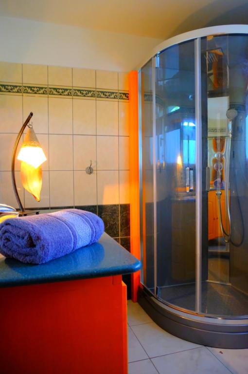 Postel nebo postele na pokoji v ubytování Habitation Diamant - Apparts & Spas