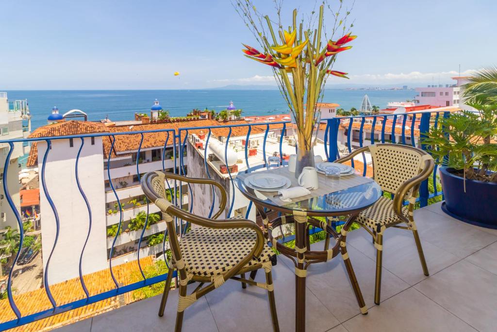 Balkón nebo terasa v ubytování V Azul Vallarta - Luxury Vacation Rental Adults Only